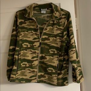 Columbia camo fleece jacket
